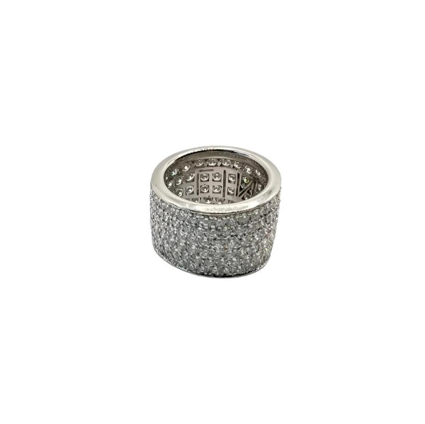 Bague en or blanc et diamants - Image 3