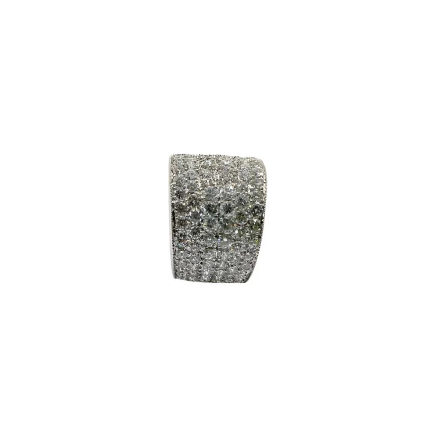 Bague en or blanc et diamants - Image 5