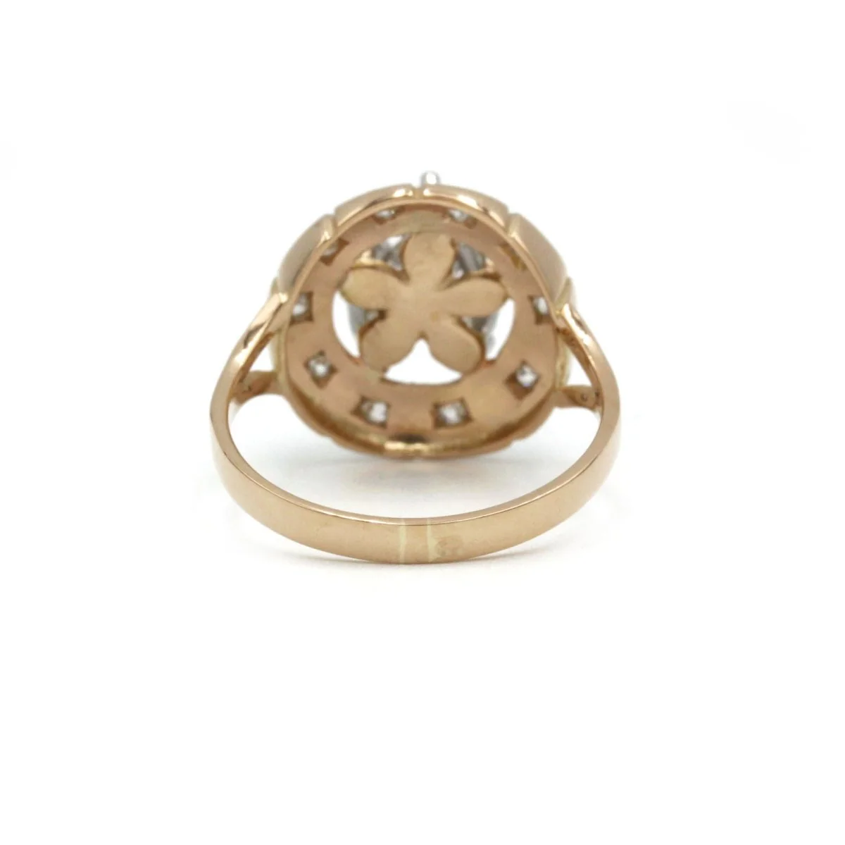Bague - Or bi-colore & Diamants - Image 3