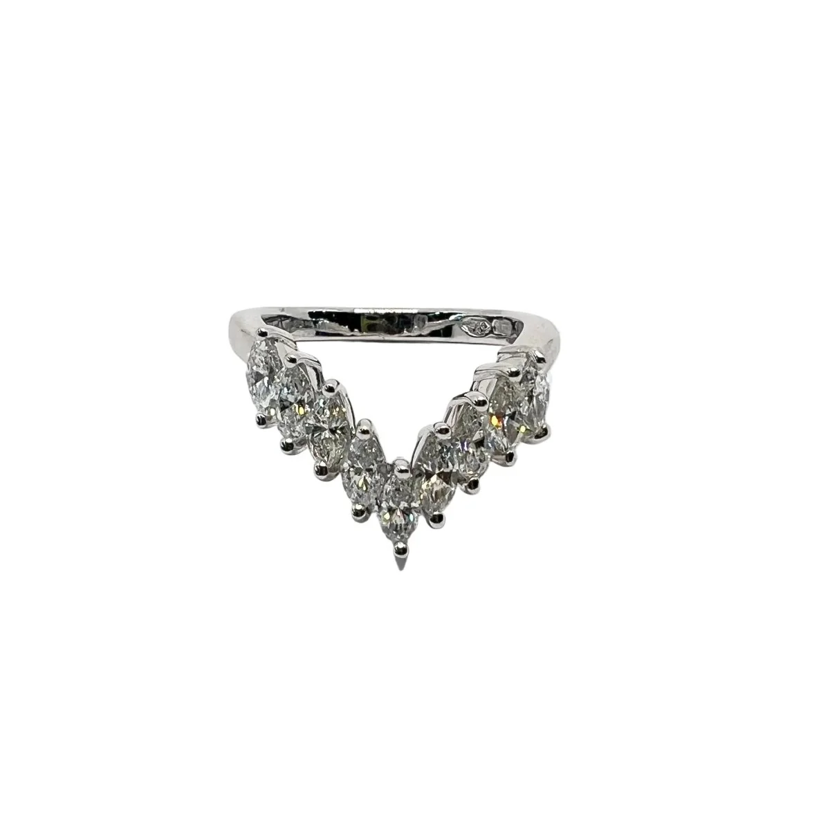 Bague Alliance DAMIANI en platine et diamant