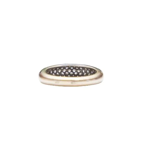 Bague Jonc en or blanc et diamant - Image 4