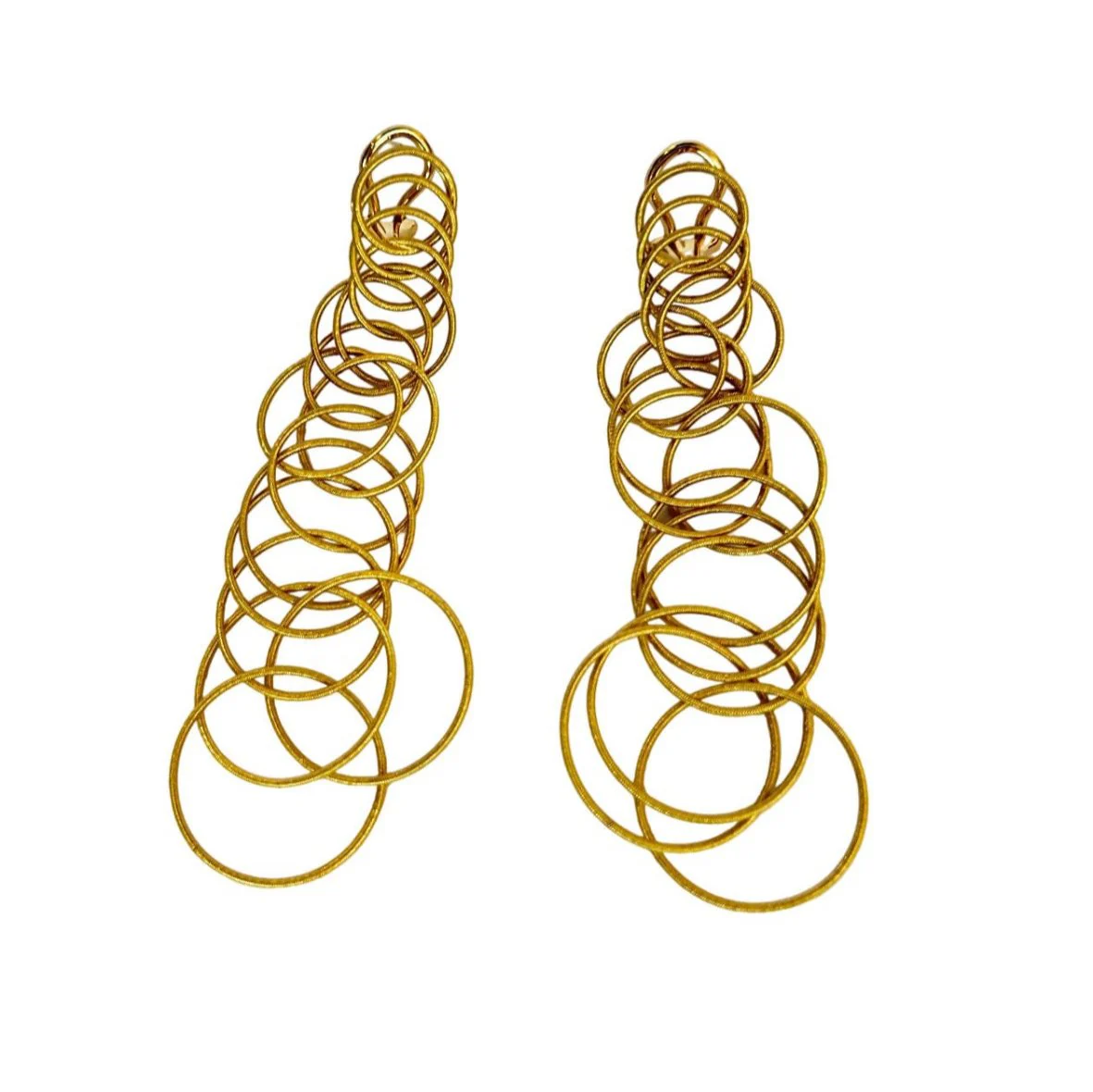 Boucles d'oreilles BUCCELLATI "Hawaii" en or jaune