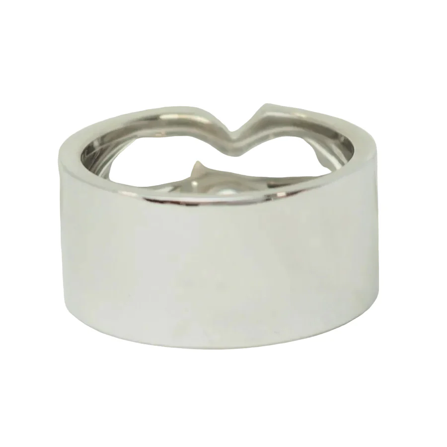Bague Bandeau FRED "Fredkiss" en or blanc - Image 4