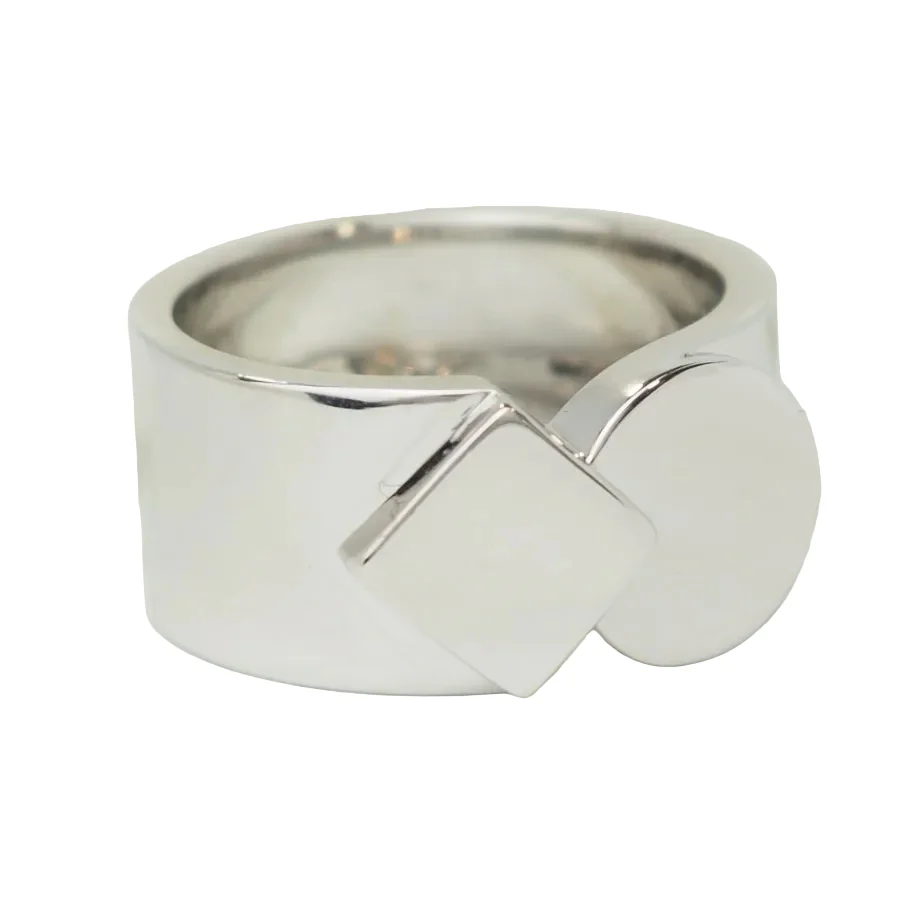 Bague Bandeau FRED "Fredkiss" en or blanc - Image 5