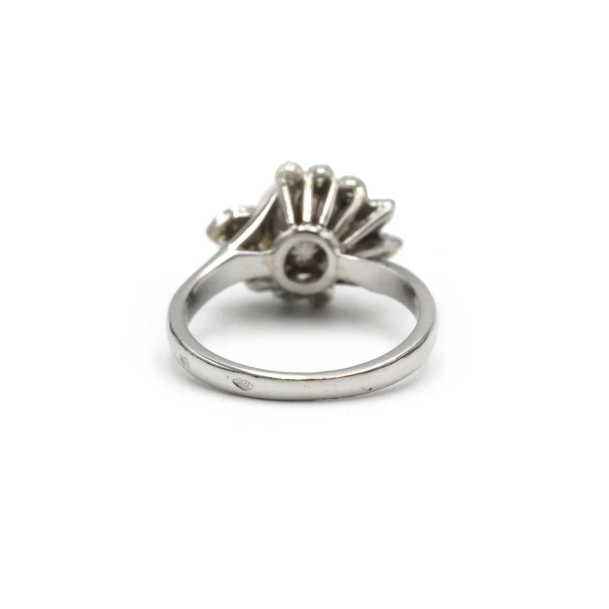 Bague - Or, Perle et Diamants - Image 3