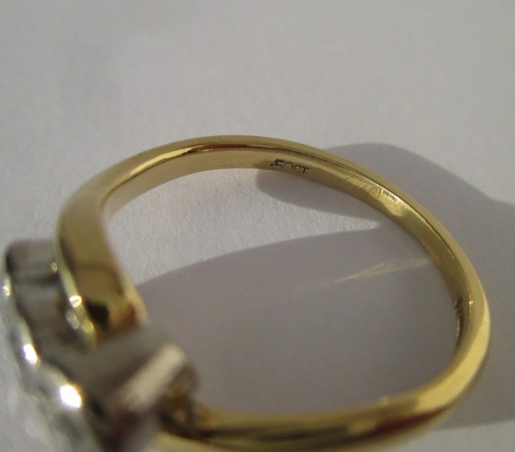 Bague trilogie diamants 0,50ct - Image 3