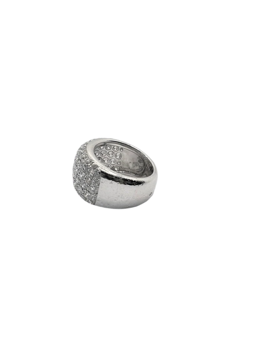 Bague Dôme CARTIER en or blanc et diamants - Image 2