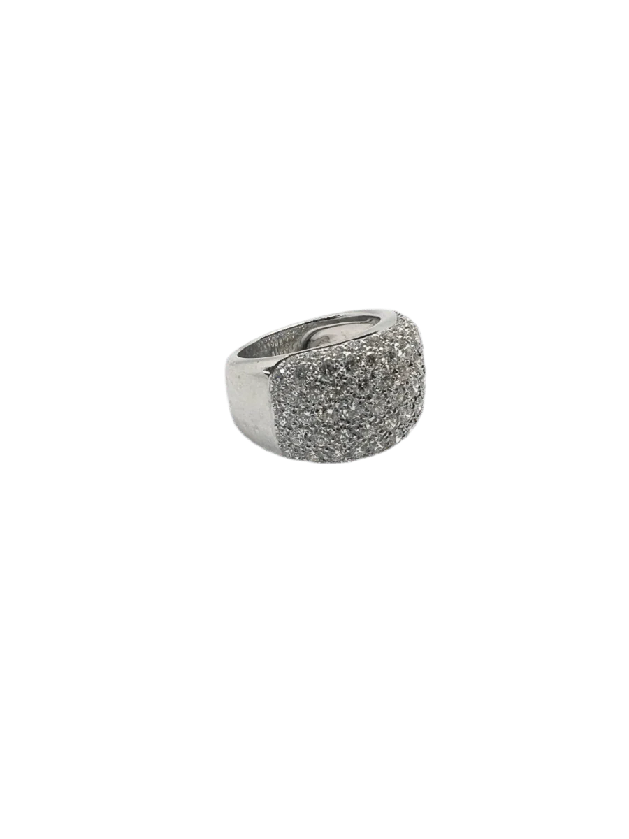 Bague Dôme CARTIER en or blanc et diamants - Image 4