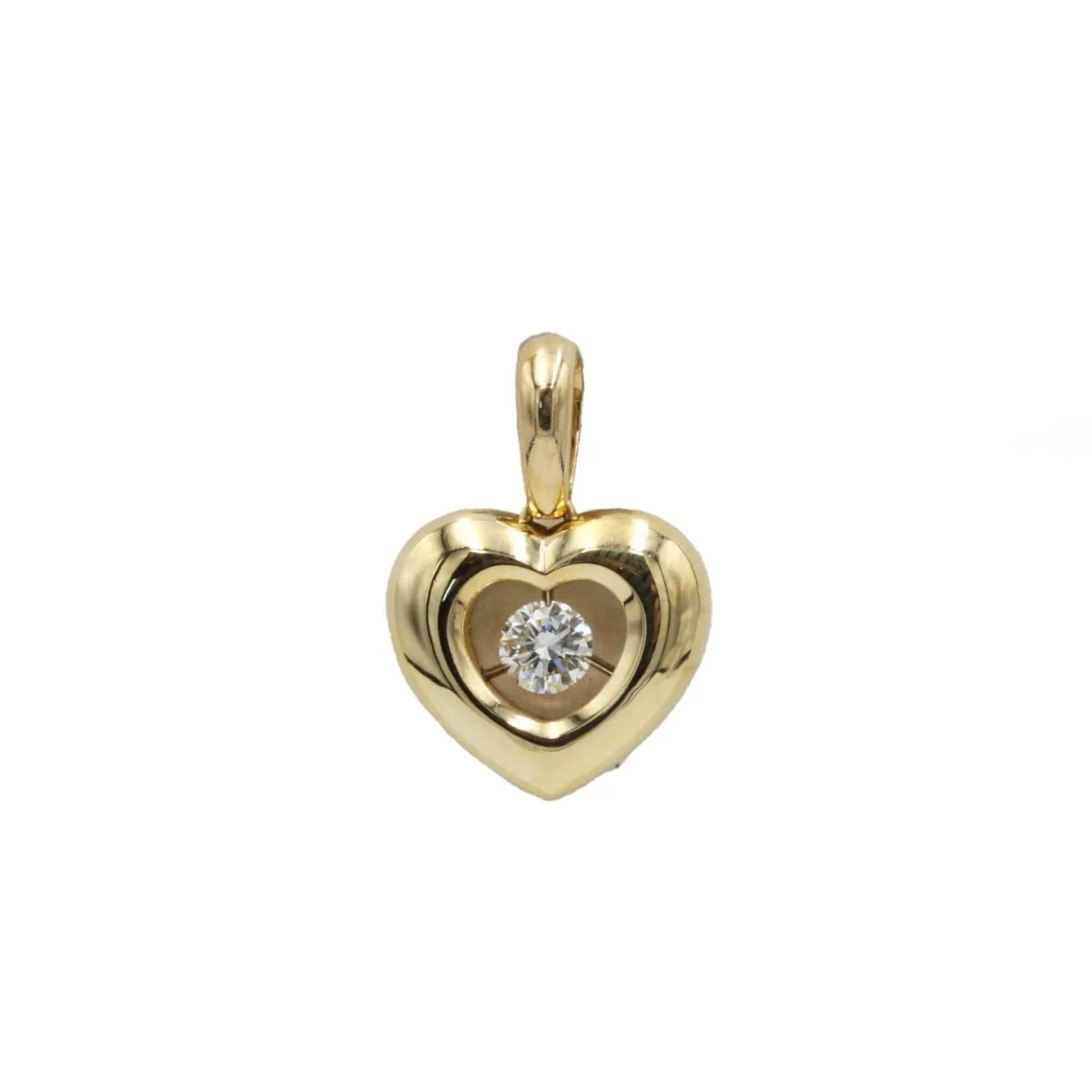 Pendentif en or jaune et diamant