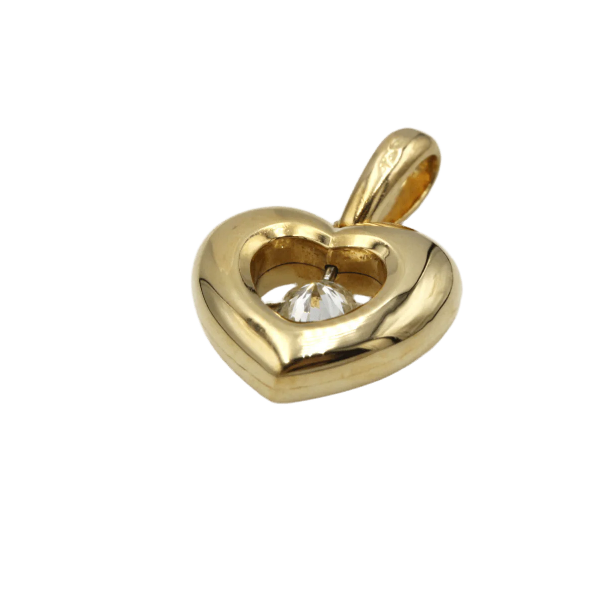 Pendentif en or jaune et diamant - Image 2