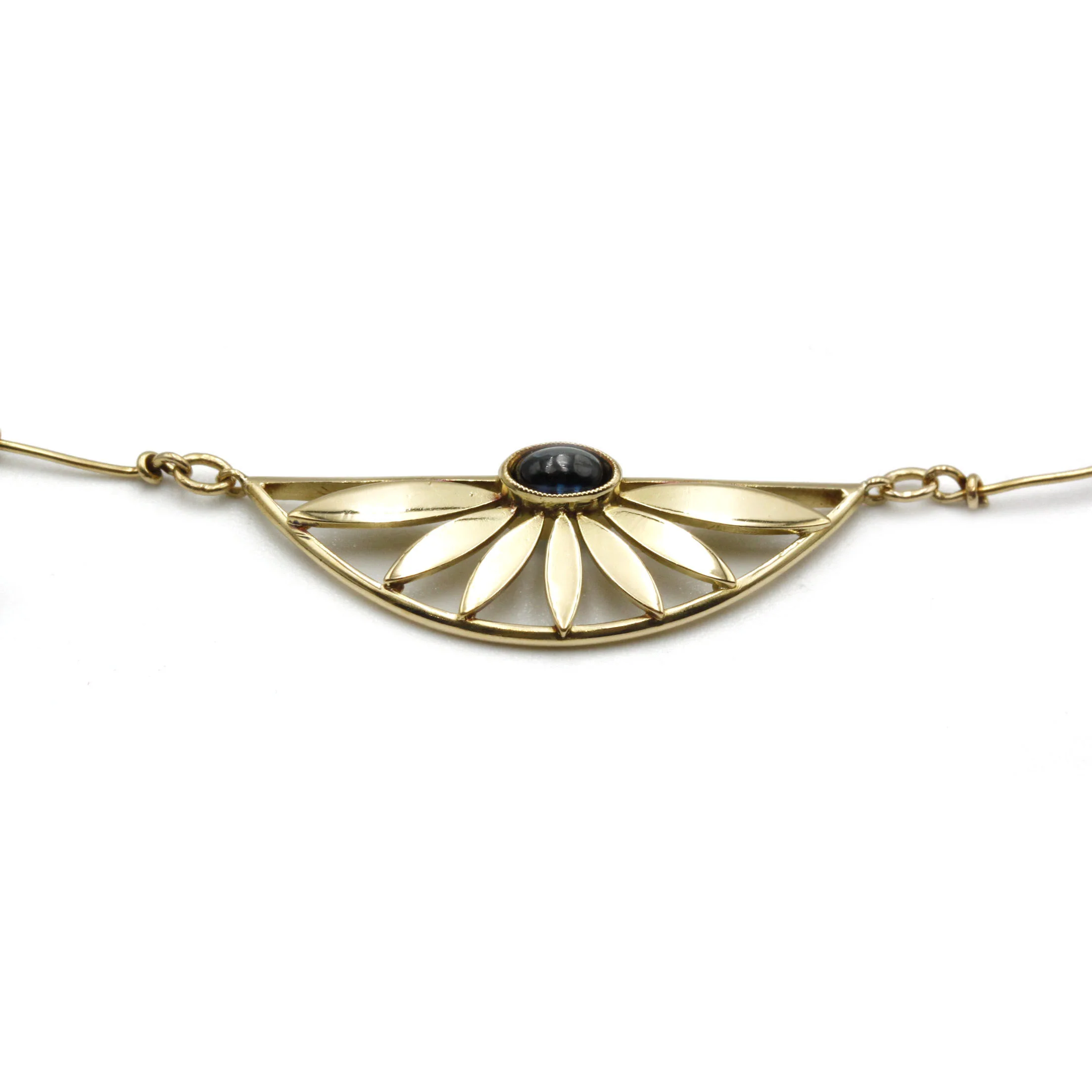 Collier Draperie - Or et Saphirs - Image 2