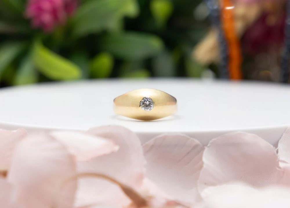 Bague Chevalière Diamant - Image 3