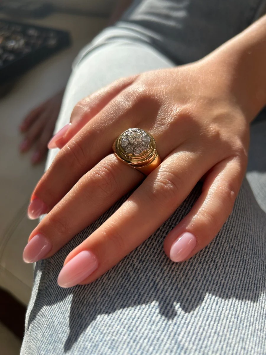 Bague - Or et diamants - Image 2