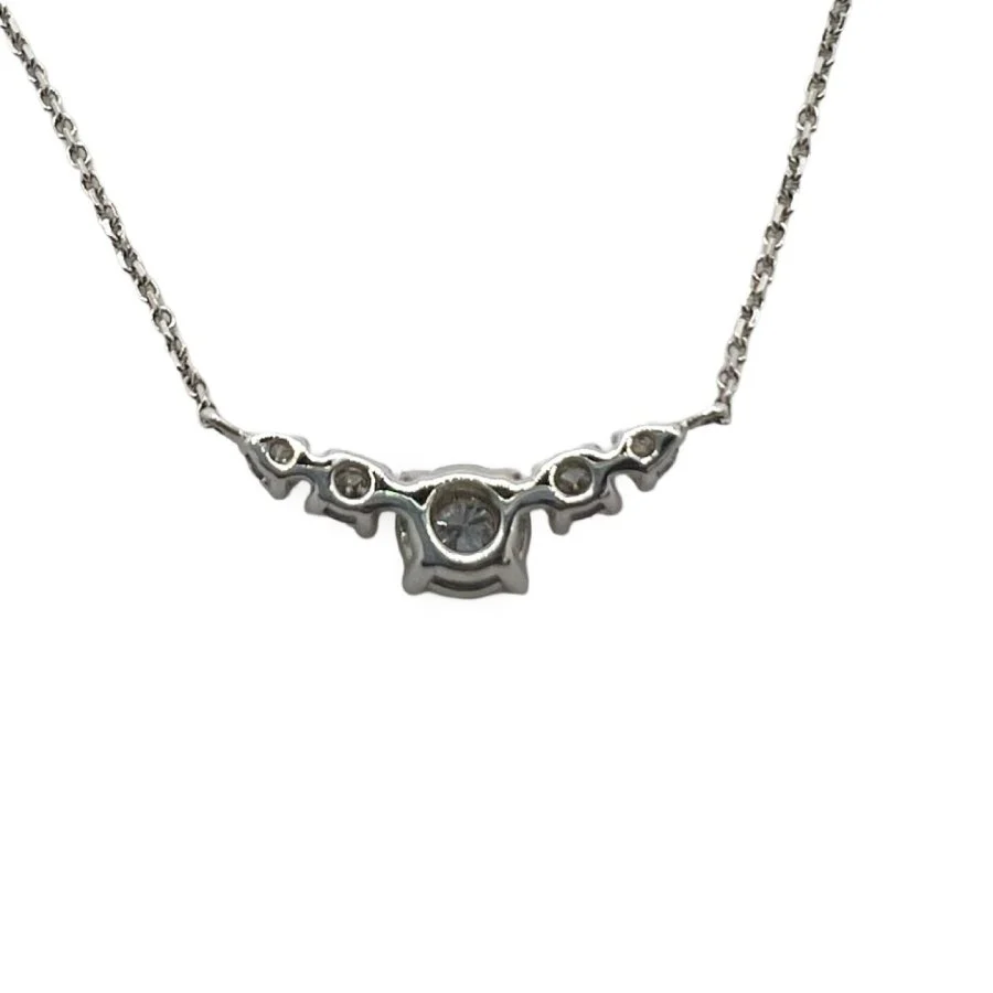 Collier Pendentif en or blanc et diamants - Image 2
