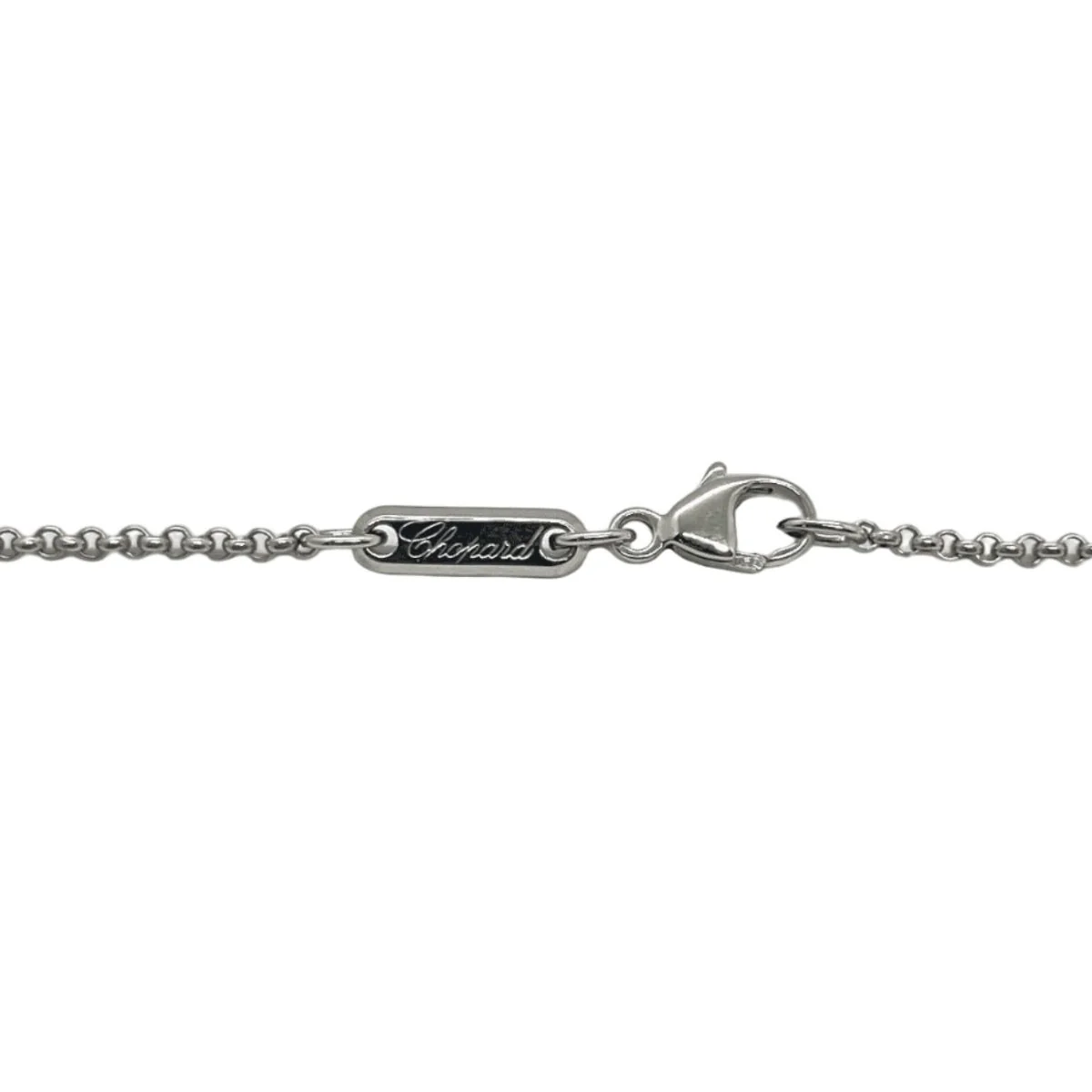 Collier Pendentif CHOPARD "Happy Diamonds" en or blanc et diamant - Image 3