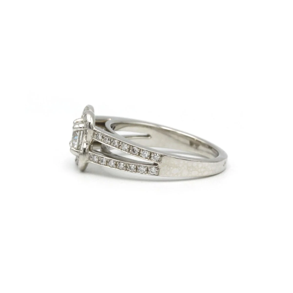 Bague - Platine Et Diamants - Image 2