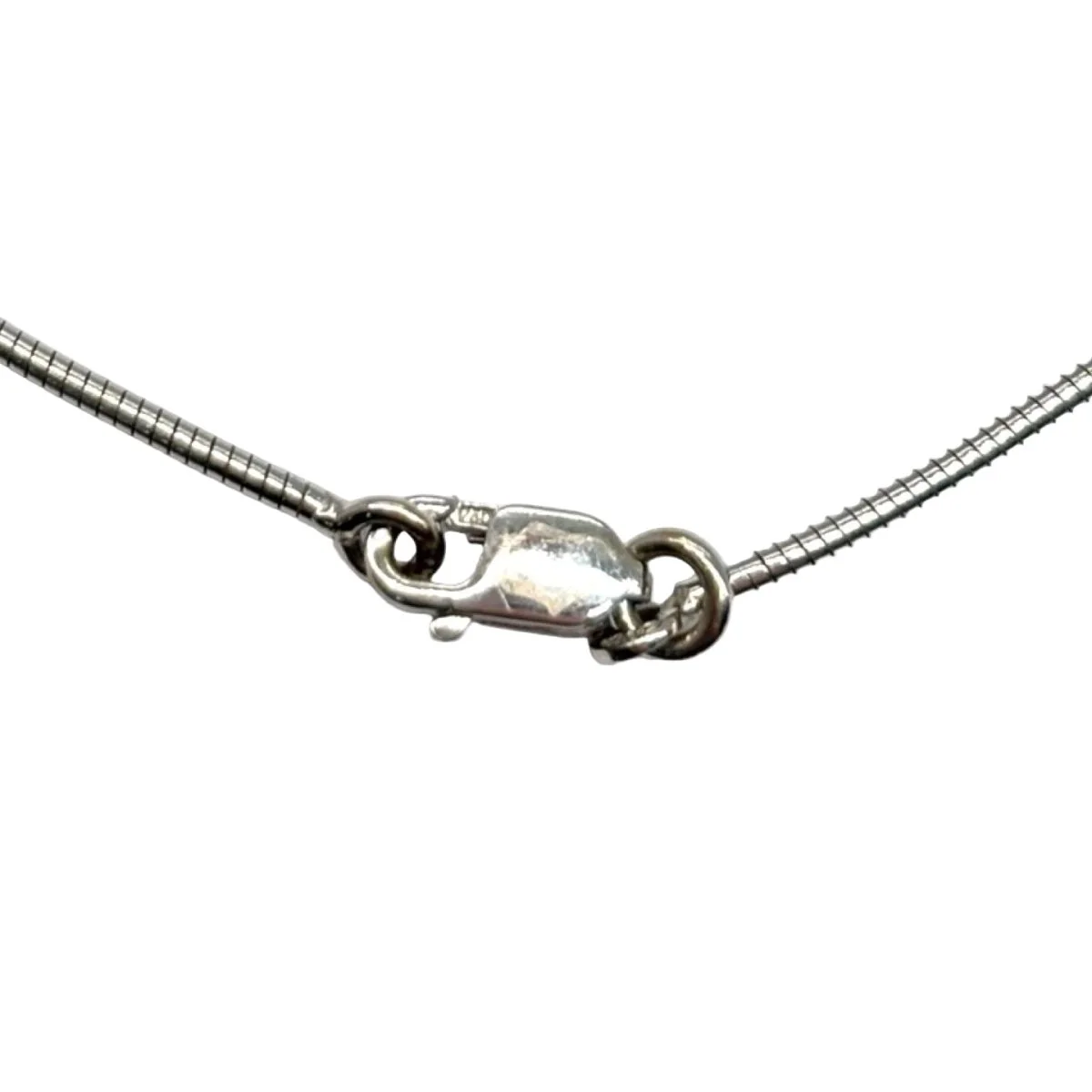Collier Pendentif en platine et topaze - Image 3