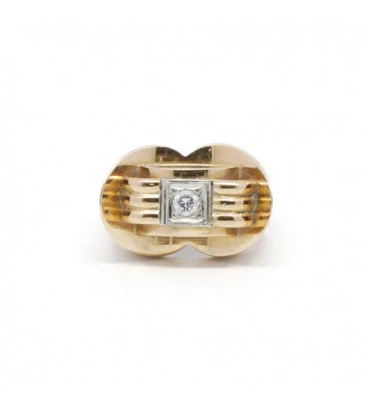 Bague - Or Et Diamant