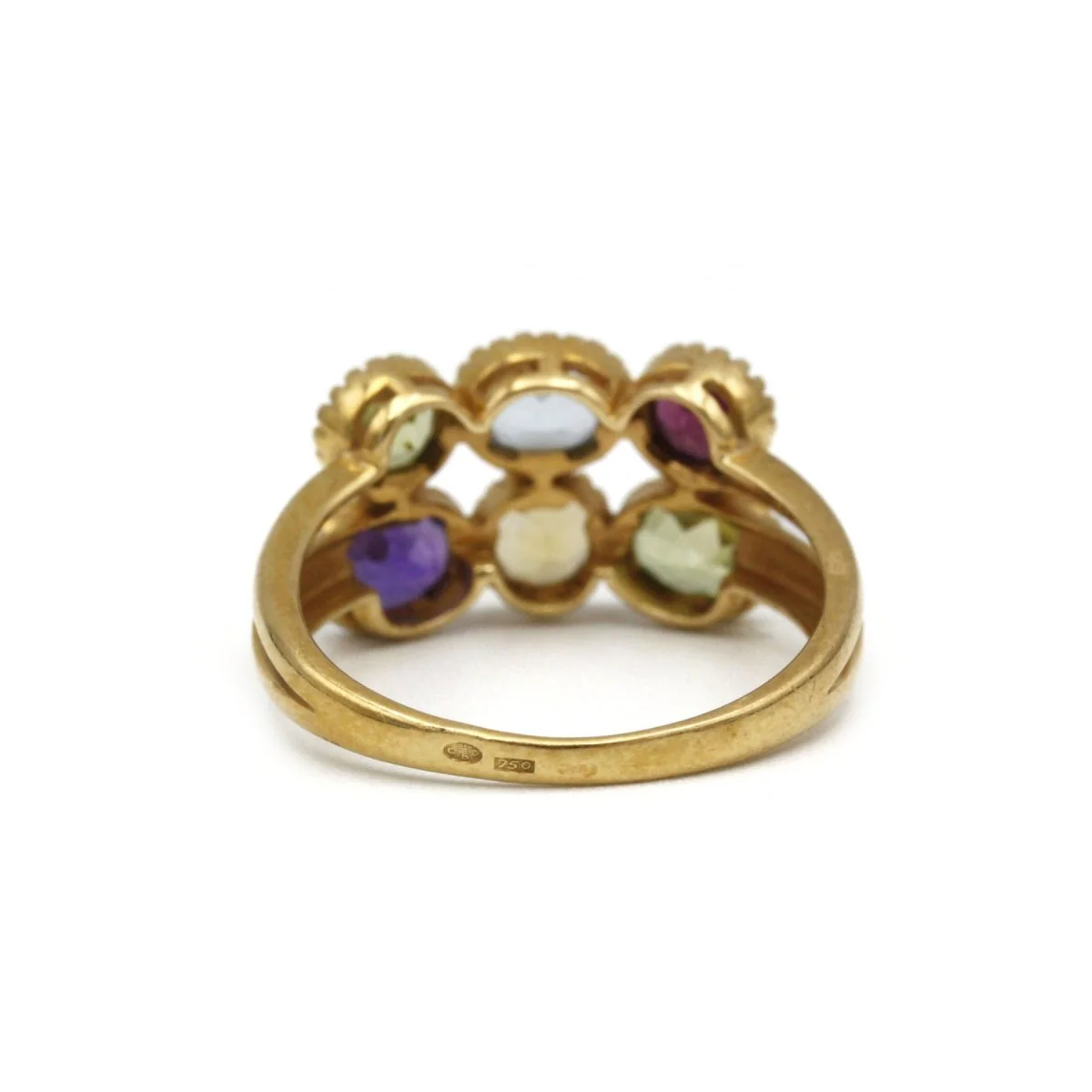 Bague - Or & Pierres de Couleur - Image 3