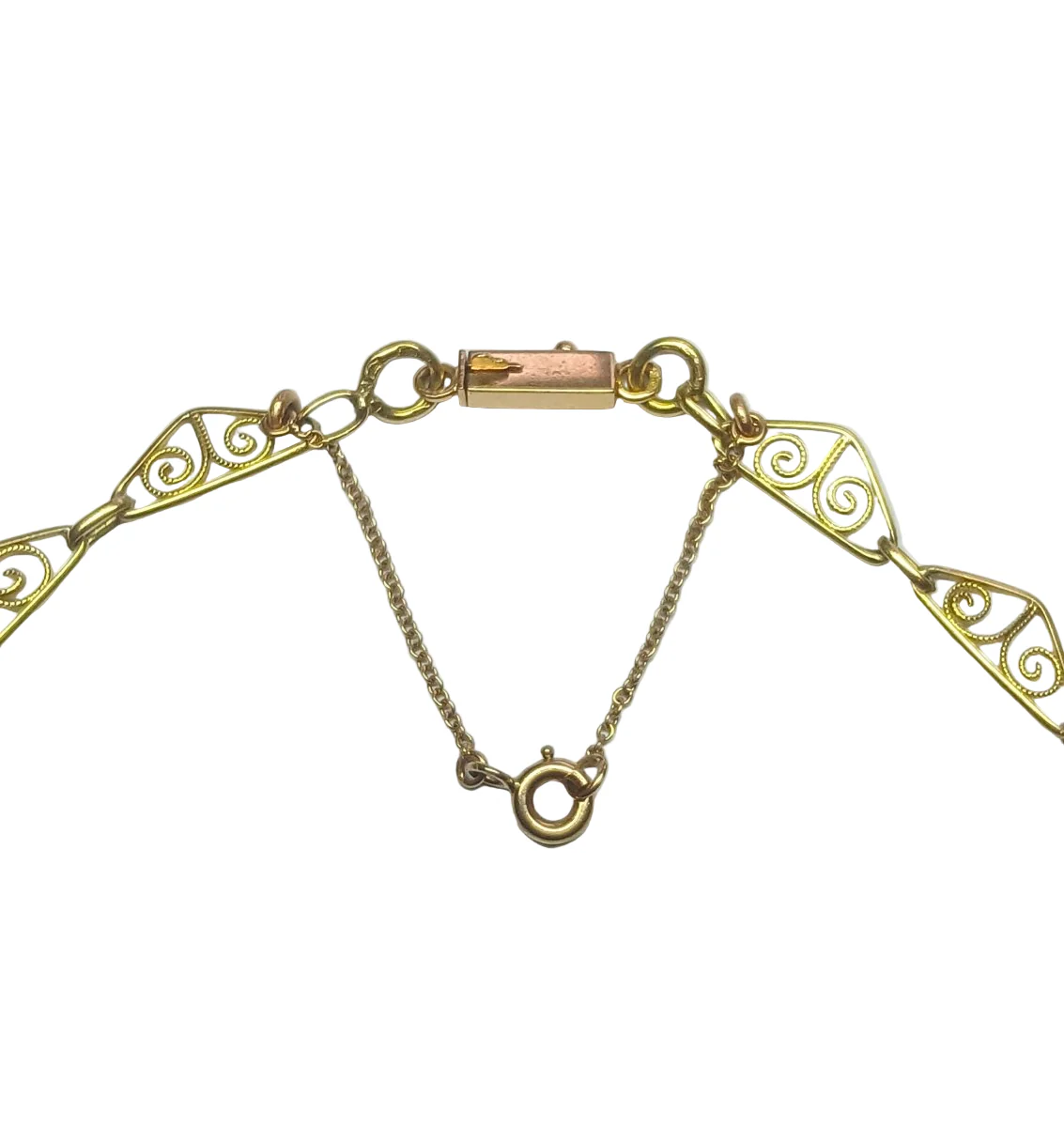Collier Draperie en or jaune - Image 2