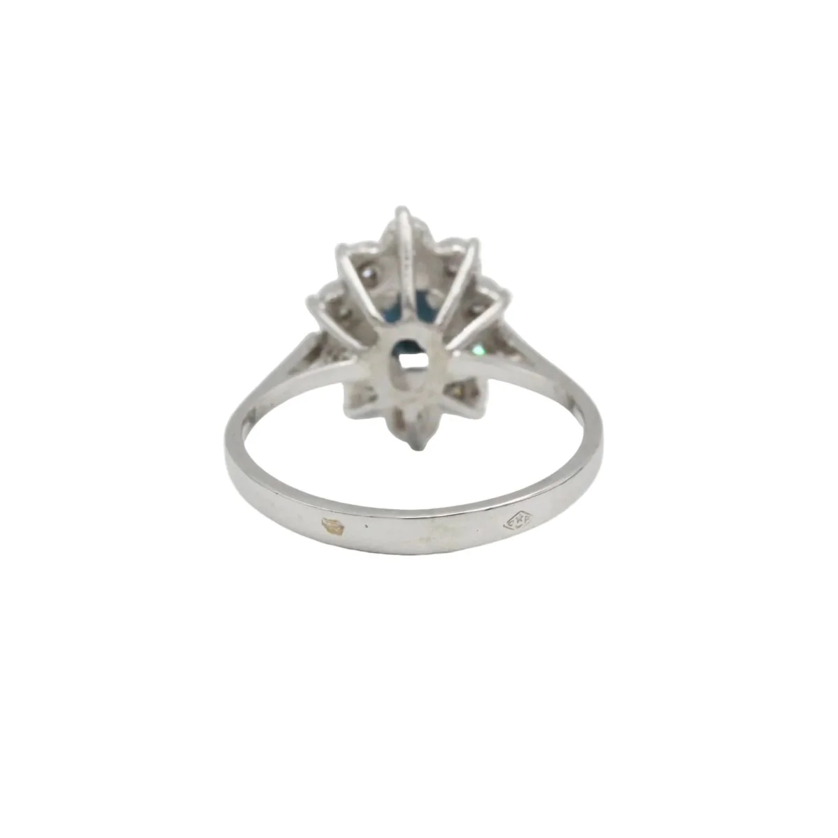 Bague Marguerite - Or, Diamants & Saphir - Image 3