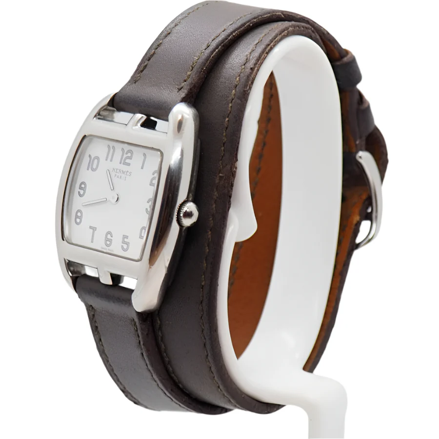 Montre Hermès CAPE COD tonneau en acier - Image 3