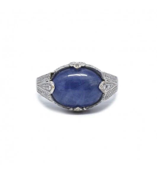 Bague - Or Et Saphir