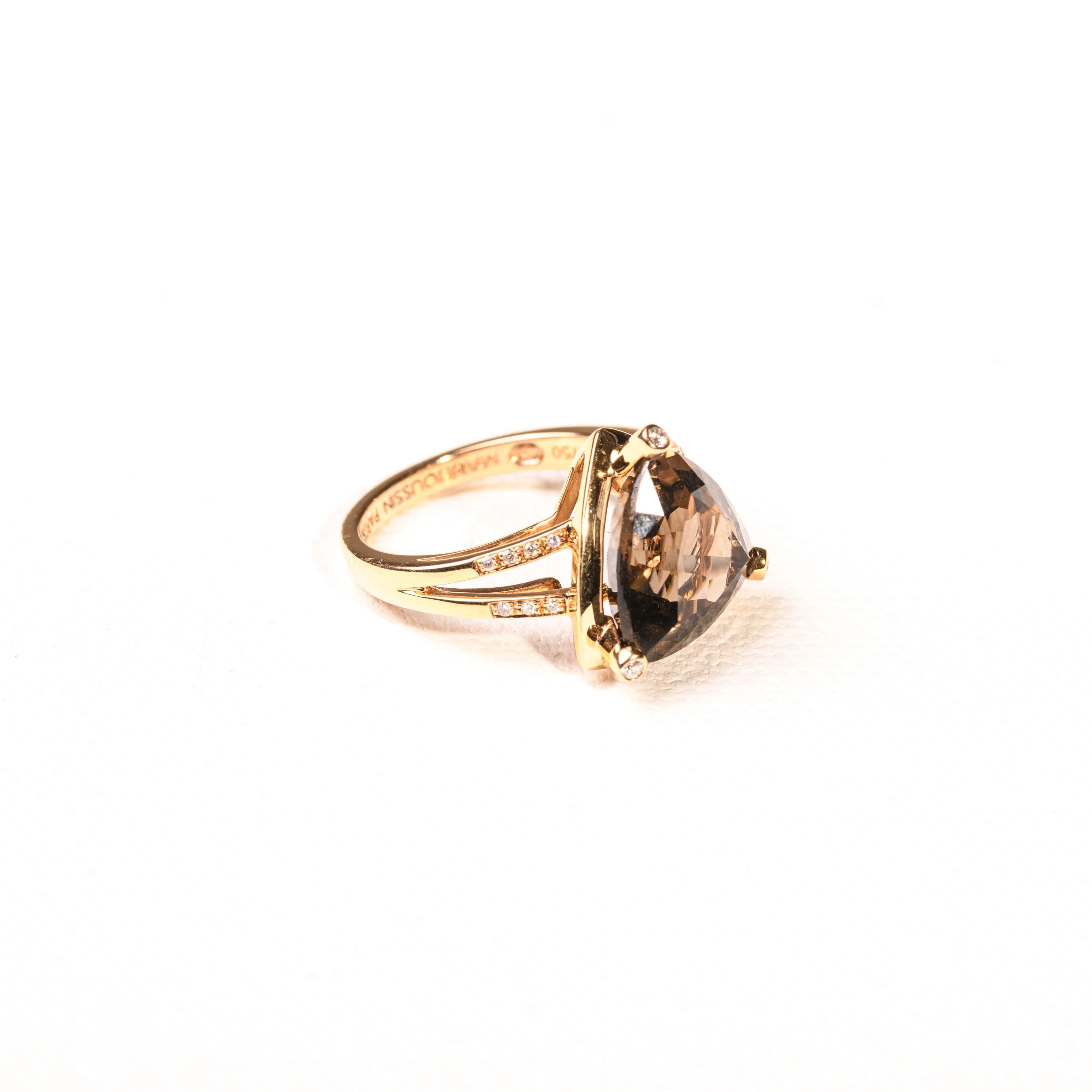 Bague MAUBOUSSIN "Mes Couleurs à Toi" quartz fumé en or jaune - Image 3