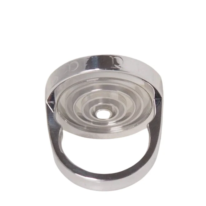 Bague CHOPARD "Happy Spirit" en or blanc et diamant mobile - Image 4