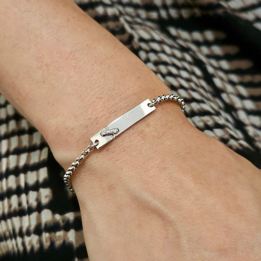 Bracelet Chaumet ''Lien" diamants en or blanc - Image 2
