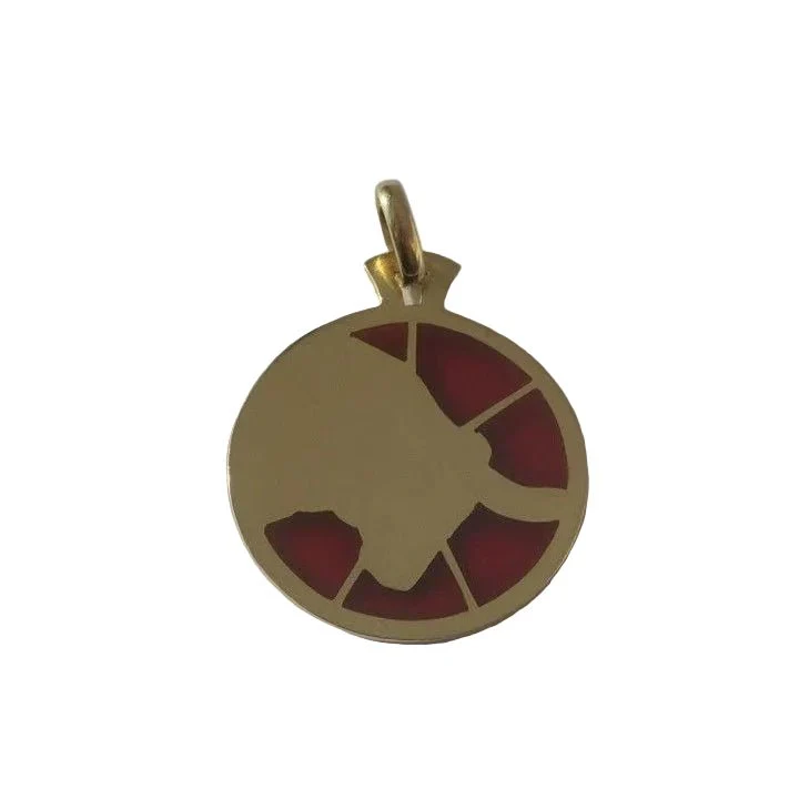 Pendentif CARTIER en or jaune et émail - Image 3