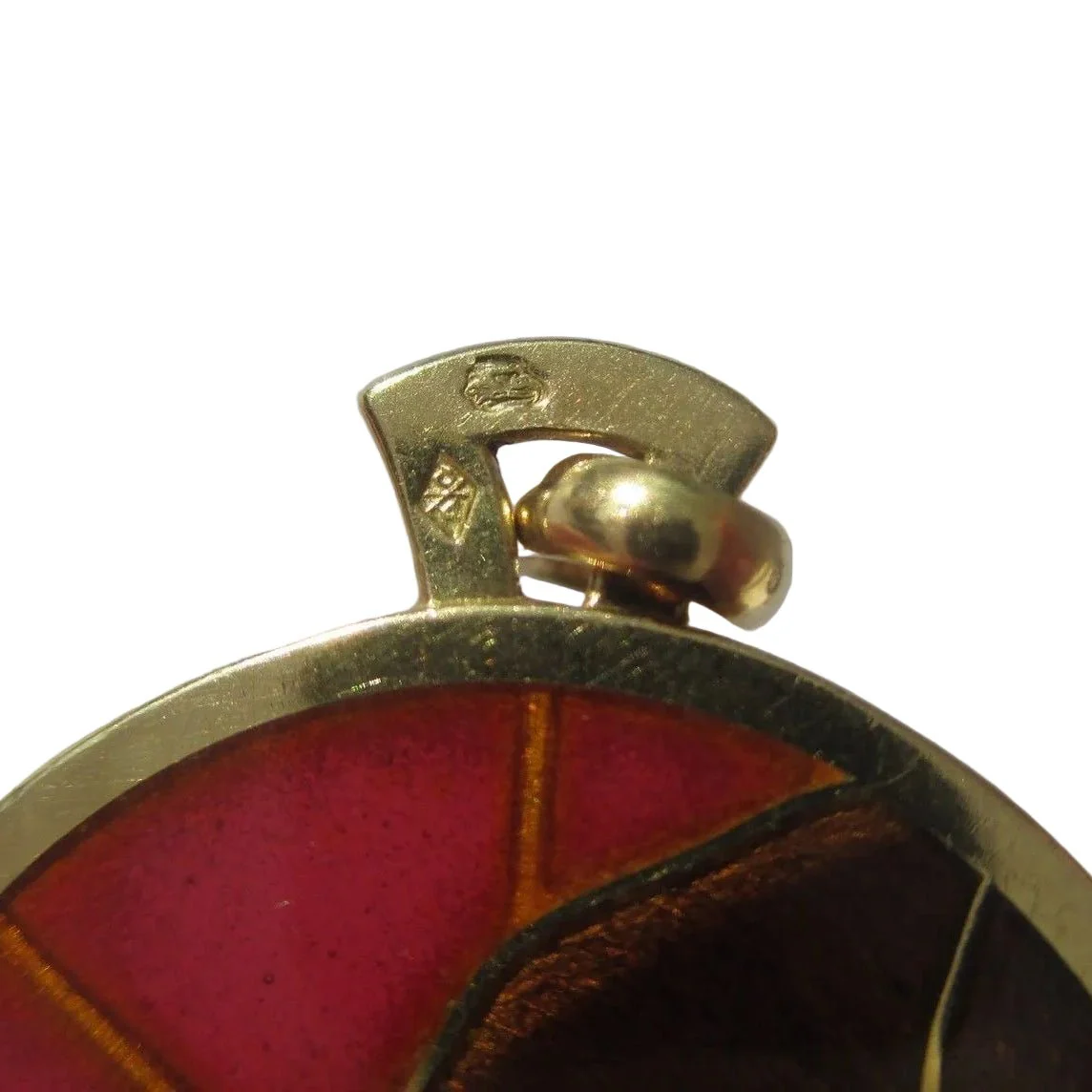 Pendentif CARTIER en or jaune et émail - Image 4