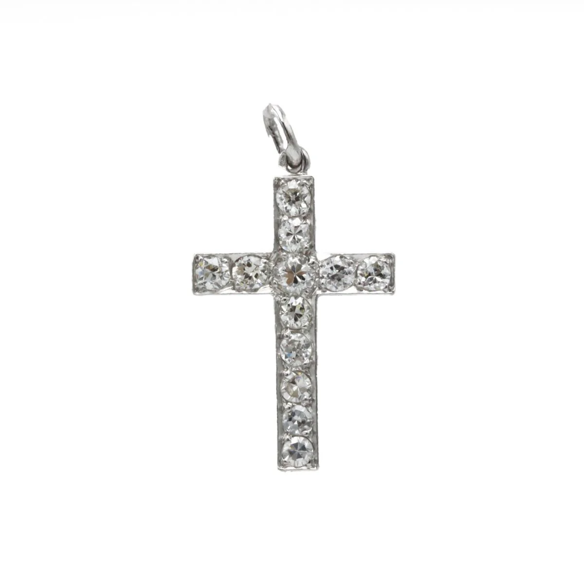 Pendentif Croix - Or & Diamants