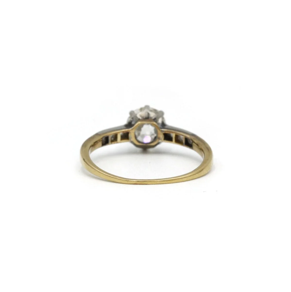 Solitaire - Or, Platine & Diamants - Image 2