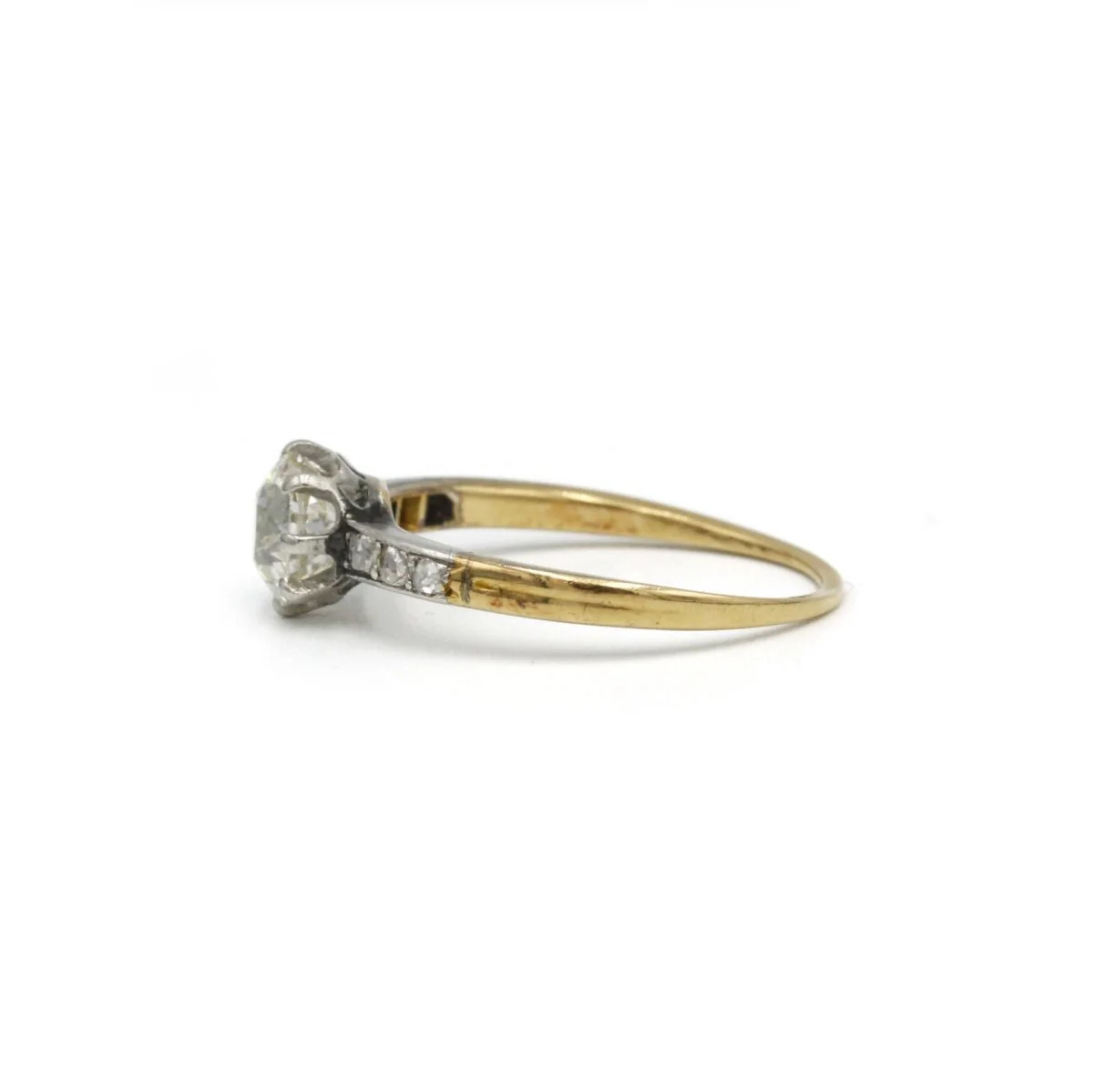 Solitaire - Or, Platine & Diamants - Image 3