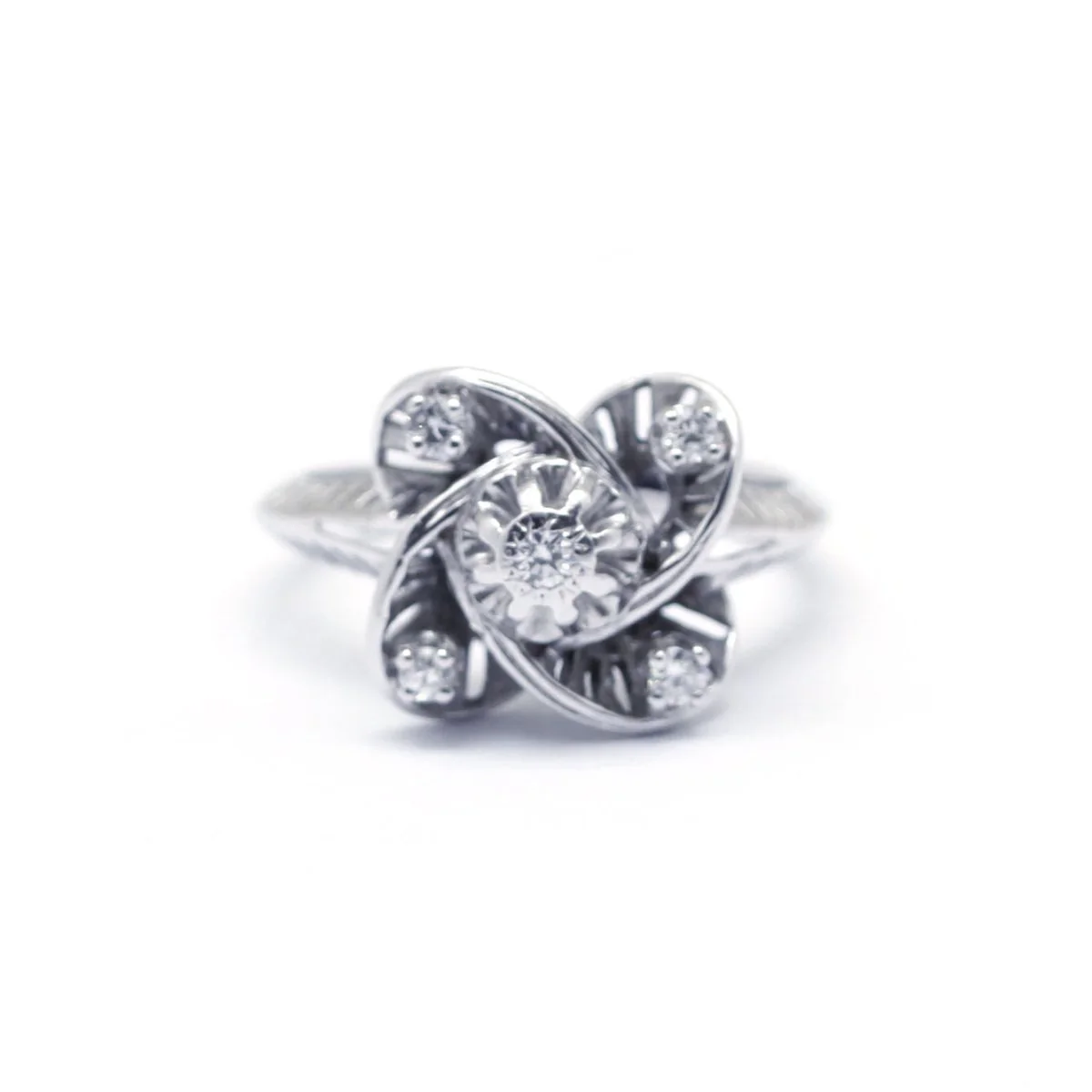 Bague  - Or et diamants