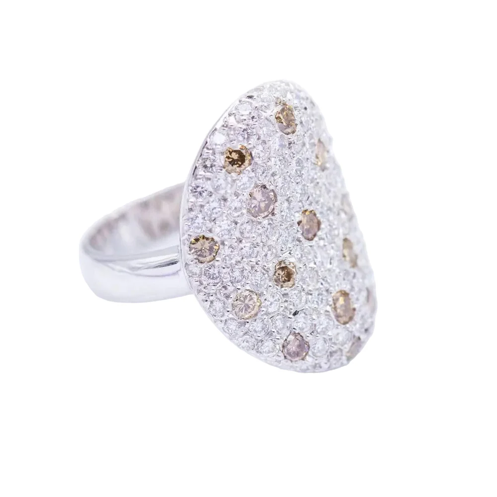 Bague Pavée ALEGORIA en or blanc et diamants - Image 4