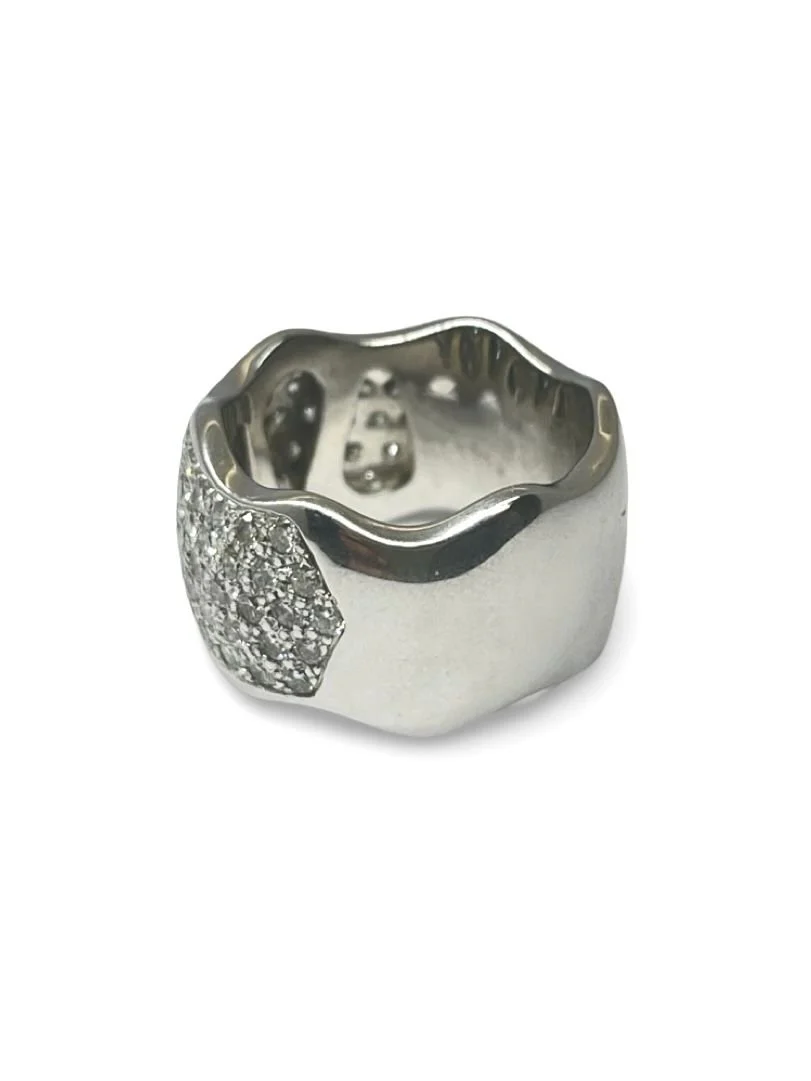Alliance or blanc et diamant 1,50 ct - Image 3