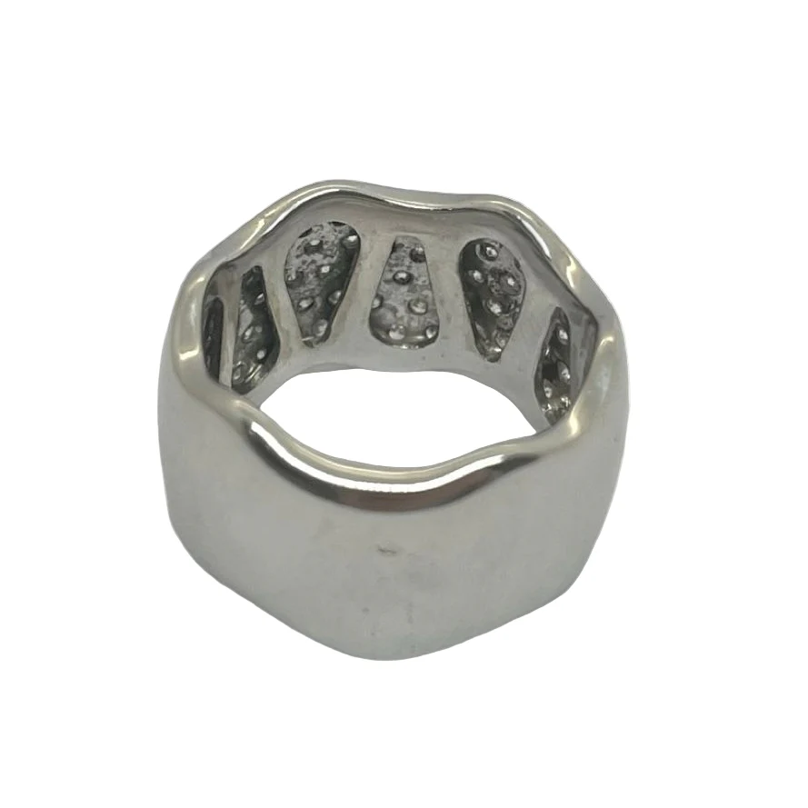 Alliance or blanc et diamant 1,50 ct - Image 6