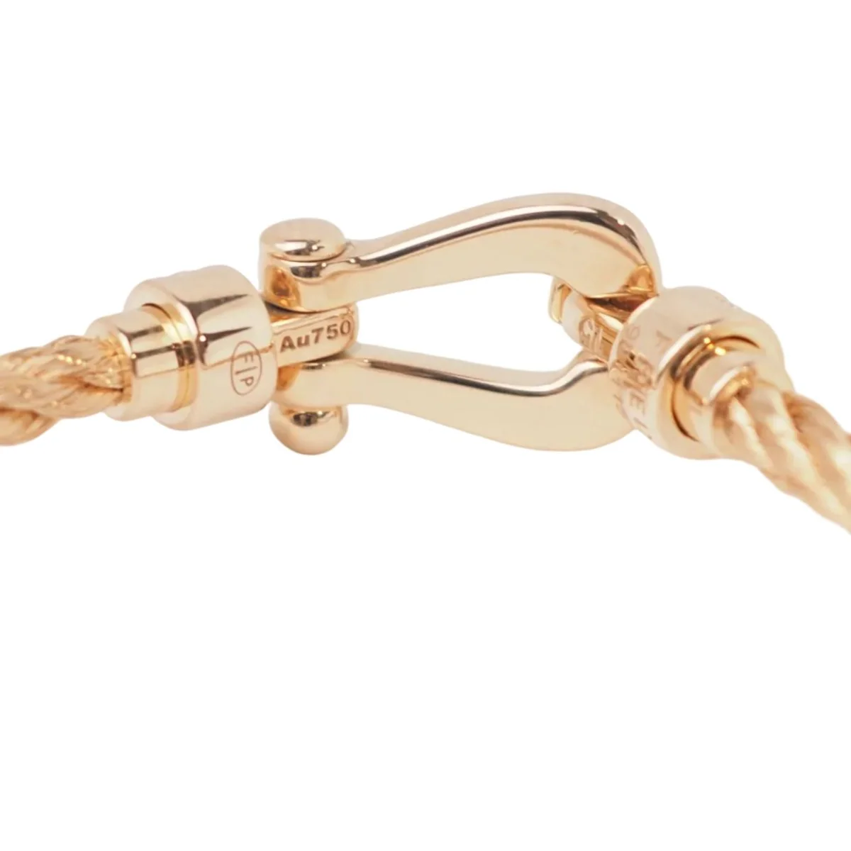 Bracelet FRED "Mini Force 10" en or rose et diamants - Image 3