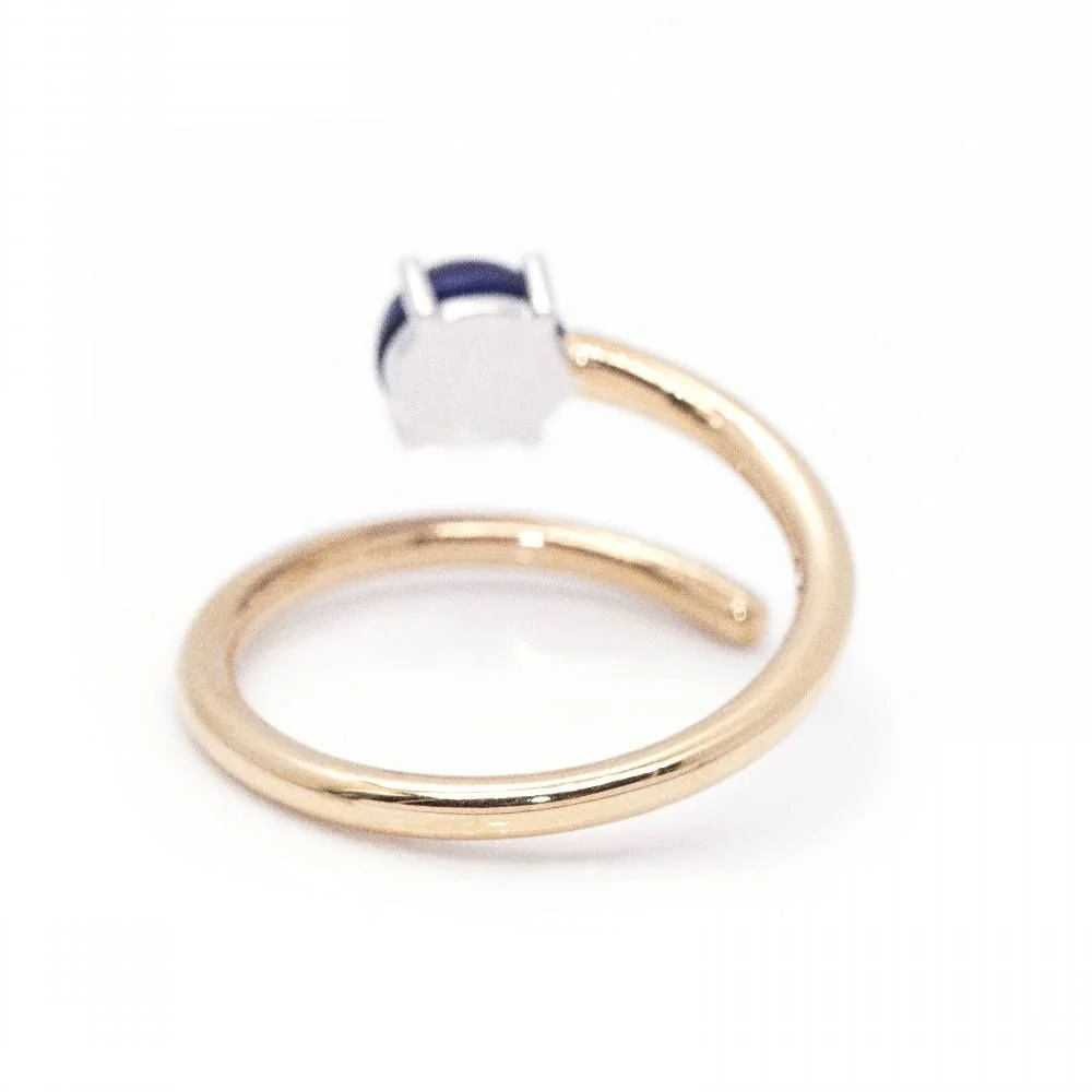 Bague RAY en saphir et or - Image 2