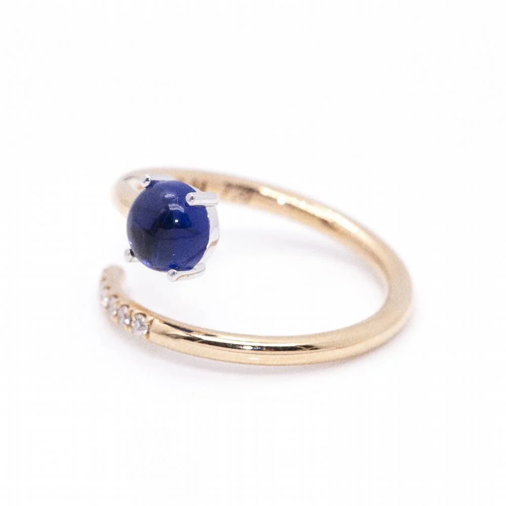 Bague RAY en saphir et or - Image 4