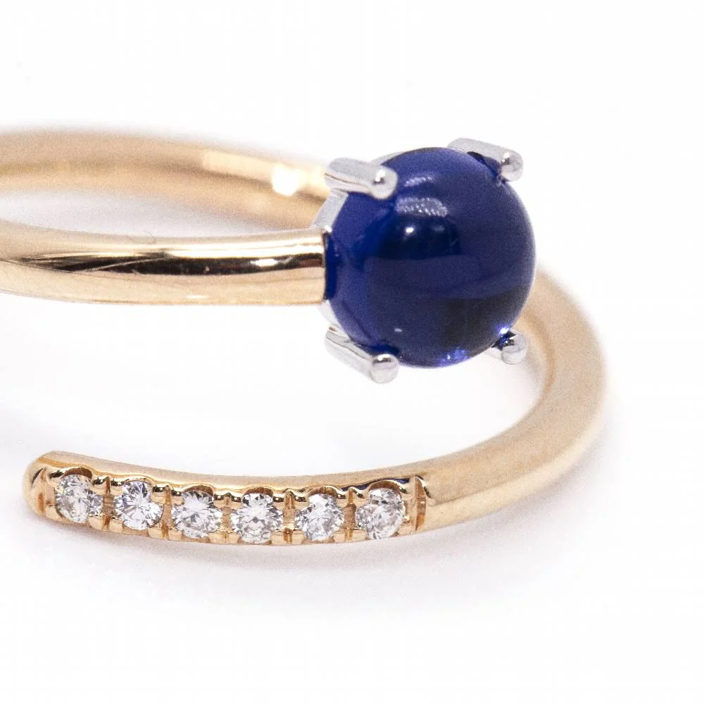 Bague RAY en saphir et or - Image 6
