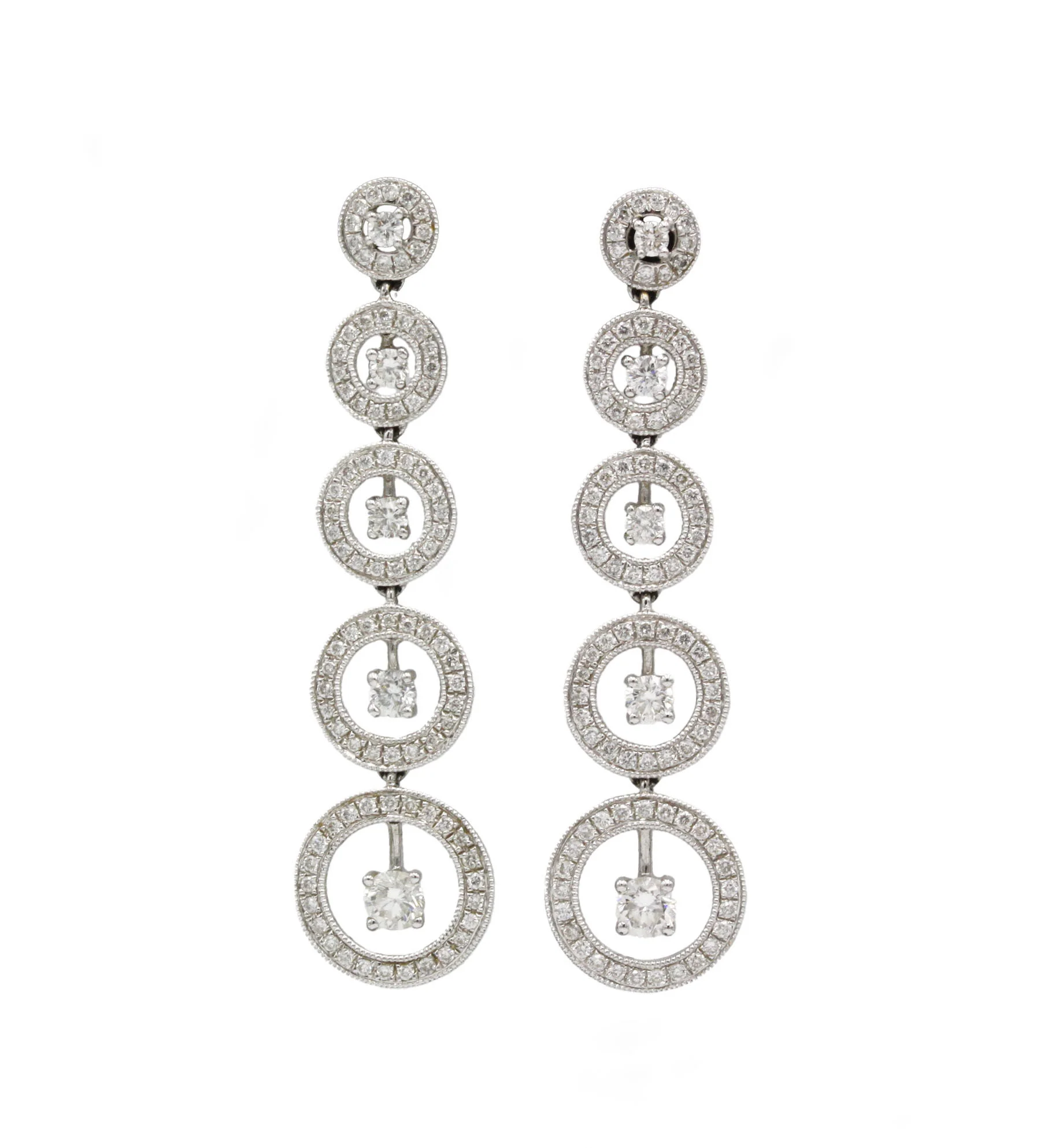 Boucles D'Oreilles - Or Et Diamants