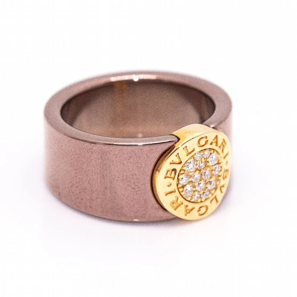 Bague BVLGARI BVLG en or rose et diamants - Image 7