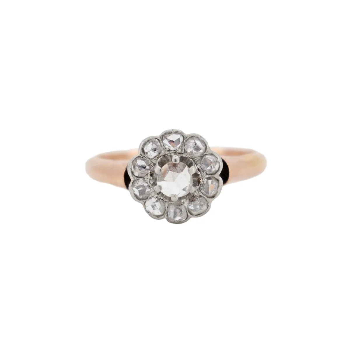 Bague Marguerite Or et Diamants circa 1900