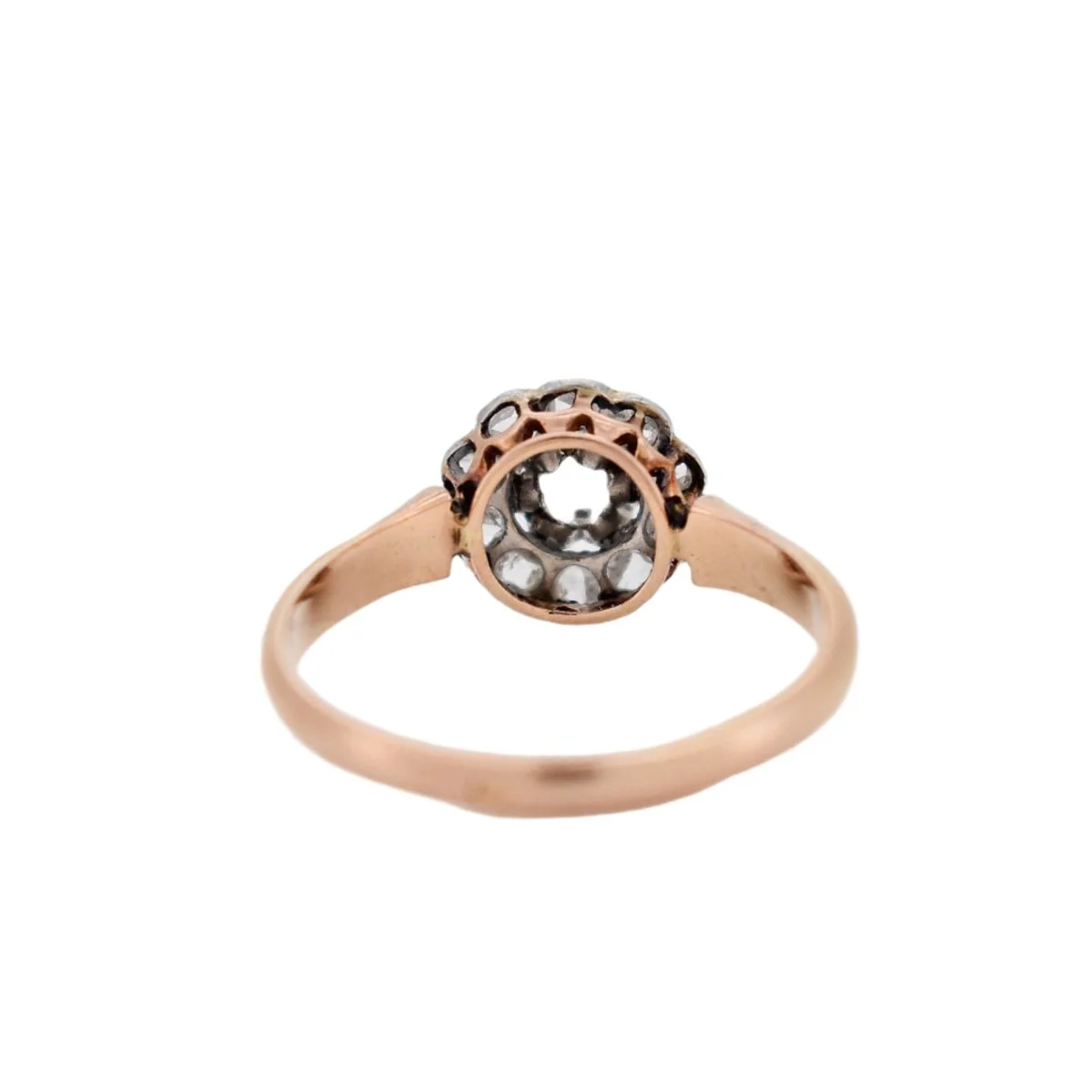 Bague Marguerite Or et Diamants circa 1900 - Image 5