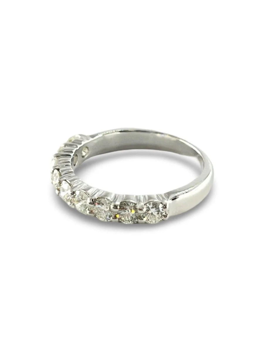 Demi-alliance or et diamants 0,28ct - Image 3