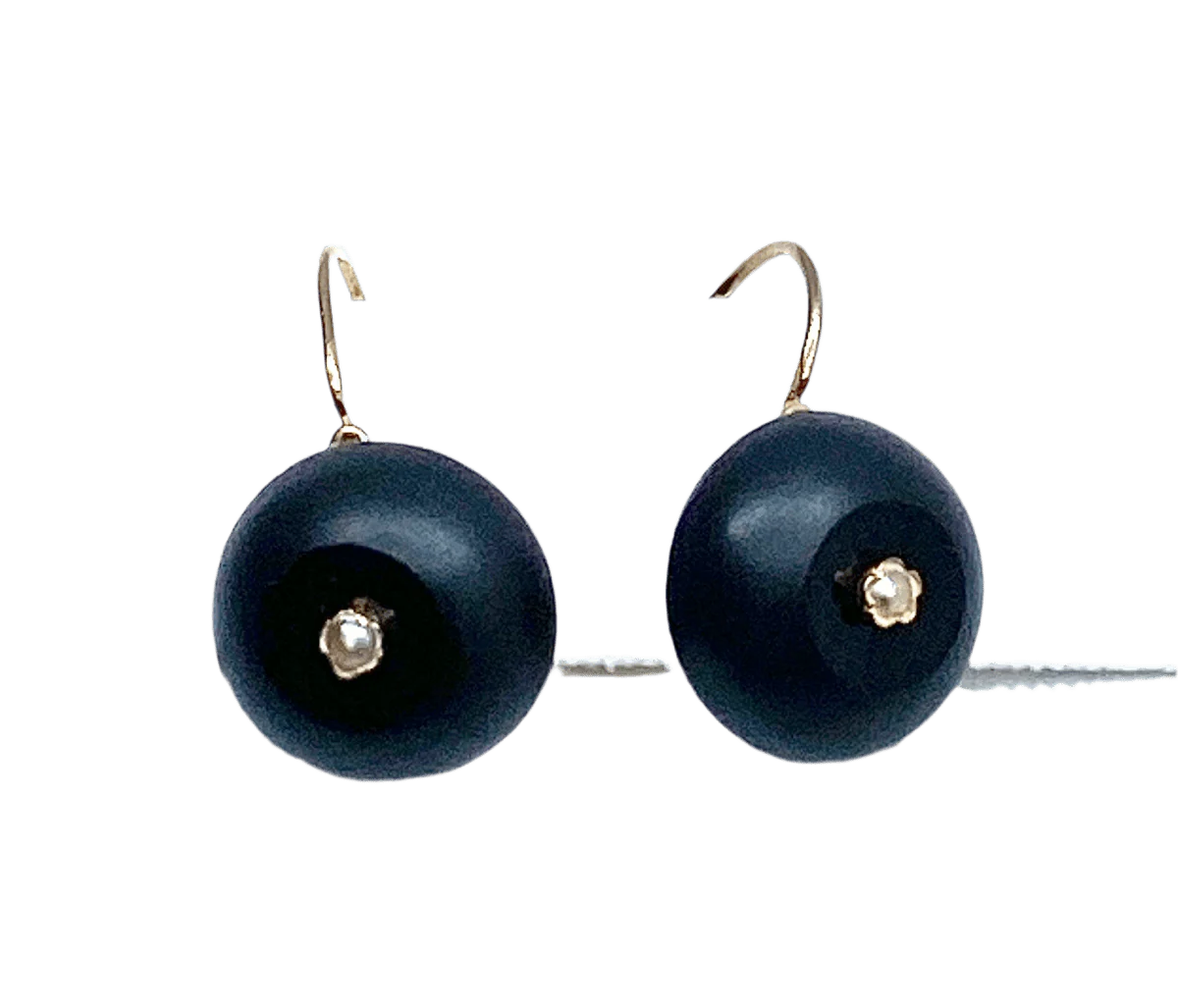 Boucles d’oreilles en or jaune et perle - Image 3