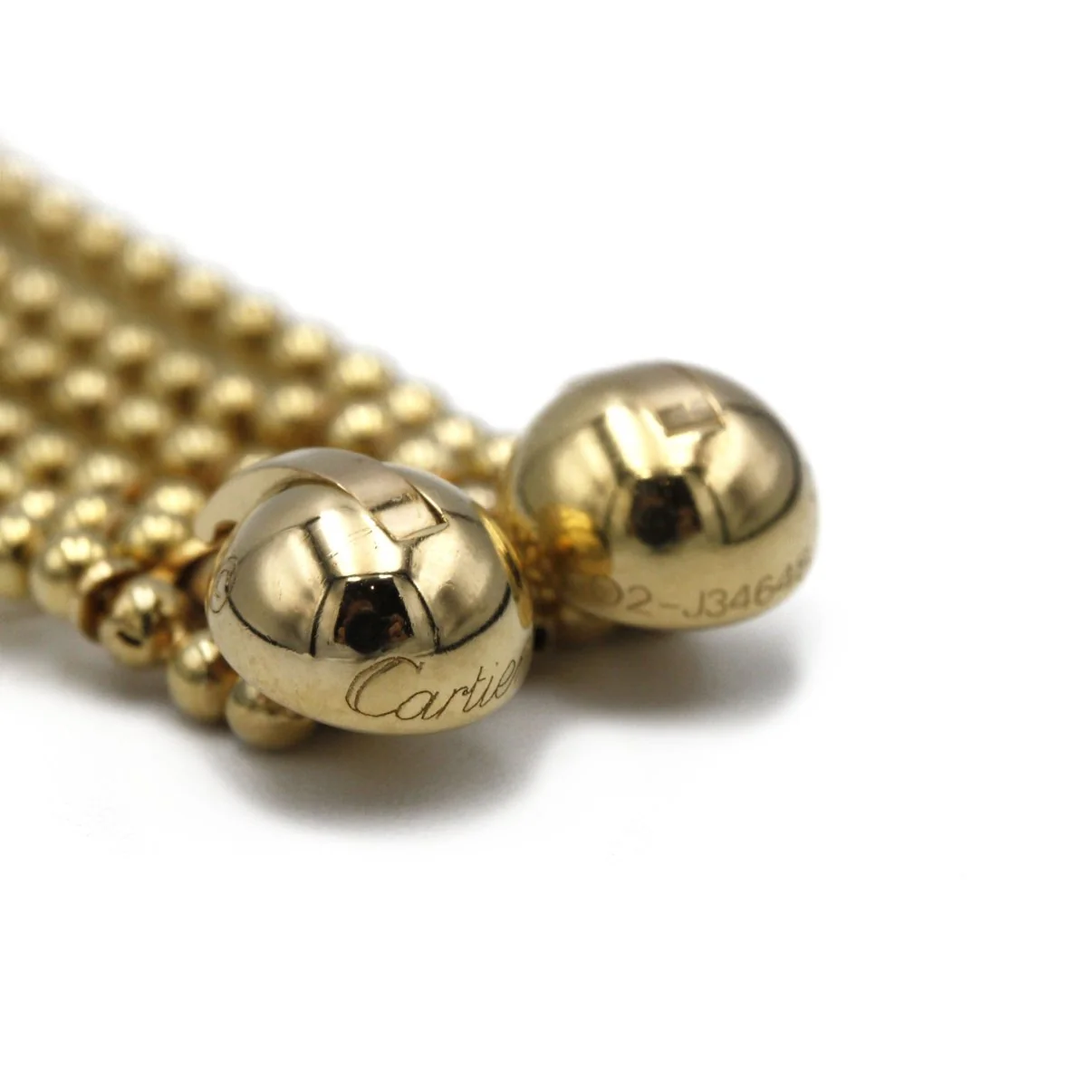 Bracelet CARTIER "Draperie" en or jaune - Image 4